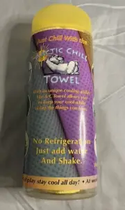 Arctic CHILL Towel Cooling Yellow Hot Flashes Sports Exercise STAYS COOL-1 Towel