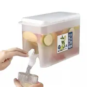 Jug With Tap Cold Water Container Lemonade-Drink Dispenser For Refrigerator (5L)