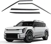 Generic Safe Smoke Window Visor Sun Rain Vent Guard 4 Pcs Set Compatible with 2024~ EV9 Electric Out Channel Visor, K-901-206
