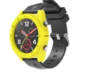 Unique Personality Multiple Color Choices PC Protective Case Cover Protector Frame for Huawei Watch GT-Yellow