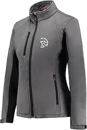 [Marwin] Dodge Hellcat Women's Gray Softshell Jacket