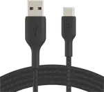 Belkin 3m Braided USB-C to USB-A Cable Black