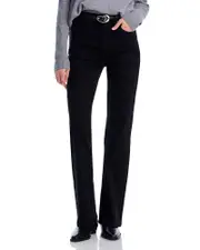 Frame The Arrow High Rise Straight Leg Jeans in Smokescreen