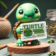 Positive Turtle - Inspirational Turtle Figurine 4 Inch Resin Desk Decor with Pos