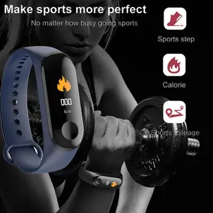 M3 Plus Smart Bracelet Heart Rate Blood Pressure Health Wate