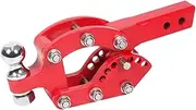 Ronyme Trailer Hitch Ball Mount Adjustable Trailer Arm High Strength Multiuse Towing Accessory Truck Hitch for SUV Boat Vehicle, Red
