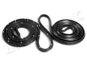 1973-77 CHEVROLET MALIBU MOLDED DOOR SEALS WITH CLIPS FOR 2 DOOR HARDTOPS PAIR