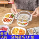 ❤️臺灣直發💛IMAKARA食品級水果盒便攜兒童餐盒便當盒學生飯盒上班族可微波爐保鮮盒子 【中號1個】白色430ML