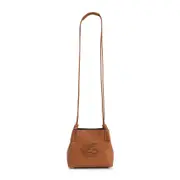 [Etro] Etro-Brown Libra Xs Calf Leather Shoulder Bag-Donna OS OS