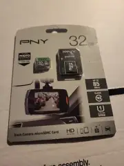 PNY 32GB Elite Class 10 U1 microSDHC Flash Memory Card for Dash Cam Camera