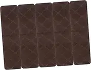 5pcs Self Adhesive Stair Mat Jute Inside Foldable Step Stool Stair Treads Stair Edge Protector Step Pliable Outdoor Grips Stair Runner Indoor Rods Doormat Non Polyester (Polyester)
