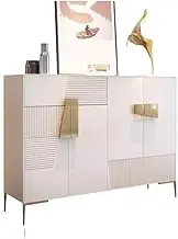 Freestanding Light Luxury Entry Shoe Cabinet Doorway Villa Entry Simple Modern Living Room Cream Rock Slab Entryway Cabinet Shoe Cupboard