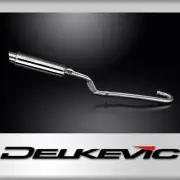 YAMAHA XT500 TT500 77-89 350MM ROUND STAINLESS FULL EXHAUST SYSTEM