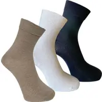 在飛比找ETMall東森購物網優惠-【Seraphic】矽膠護腳跟紳士襪3雙組(商務襪 素色襪 