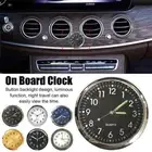 Car Clock Mini Luminous Stick-On Digital Watches Clock For Vehicle New X4I2