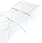 Plumeri Children's Duvet 100 x 135 cm + Flat Pillow 40 x 60 cm - Hypoallergenic - All-Year Bedding Set Oeko-Tex Standard 100 Certification