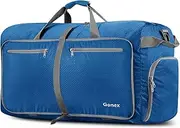 [Gonex] 60L Foldable Travel Duffel Bag Water & Tear Resistant, Deep Blue