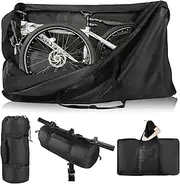 Bike Travel Bag Airplane for 26 inch to 29 inch Mountain Bicycle,Heavy Duty 840D MTB Bicycle Box Case with Strong Webbing for Air Travel Flights Waterproof,Bicycle Outdoor Storage Bag with Carry Bag