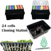 NEW AUTOMATIC CLONE STATION 24 CELLS CLONING SYSTEM PLANT SPRAY CLONE MACHINE