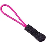 qw 10Pcs Zipper Pull Cord Rope Pullers Zip Puller Replacement Ends Lock Zips Bags Clip Buckle Travel Accessories t21 (Color : Black Rose)