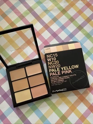MAC Studio Fix Conceal & Correct Palette, Shade Light, 0.21oz/6g, New In Box