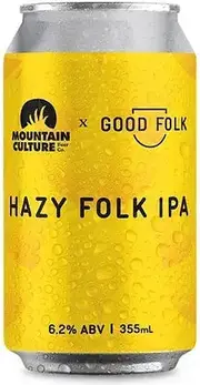 Good Folk X Mount Culture Hazy Folk IPA 355ml