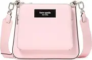 [Kate Spade New York] Label Smooth Leather 3 in 1 Crossbody, Pastry Pink, Pastry Pink