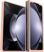 [Otterbox] Thin Flex Case for Samsung Galaxy Z Fold5, Shockproof, Drop Proof, Sleek Two Piece Protective Case, Tested to Military Standard, for Foldable Phones, Peach
