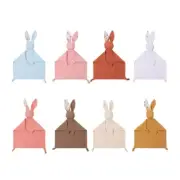 Infant Soother Bib Mood Appease Towel Cartoon Rabbit Ears Security Blanket