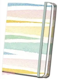 在飛比找三民網路書店優惠-Pastel Striped Linen Journal