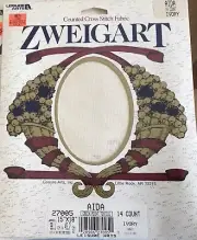 6 Zweigart 14-Count Aida Ivory 15" X 18" Counted Cross Stitch Fabric