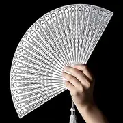 [Generic] Seven-Inch All-Steel Self-Defense Metal Folding Fan, Lightweight Kung Fu Fighting, Sturdy Pure Metal Self-Defense, High-Grade Stainless Steel, Compact & Discreet, Dual-Purpose Cooling & Protection
