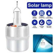 Solar Portable USB Rechargeable LED Camping Lantern Household Emergency Light