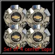 4 Chrome Chevy Chevrolet 2009-2011 Suburban 20" wheel Center Caps Hubcaps