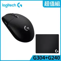 在飛比找博客來優惠-羅技 G304 無線電競滑鼠+ G240 布面滑鼠墊