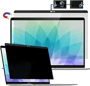 Privacy Screen Compatible with MacBook Pro 13 In (2016-2022, M1,M2) & MacBook Air 13 Inch (2018-2021, M1), Magnetic Removable Screen Protector Anti Glare Blue Light for Mac 13 Laptop