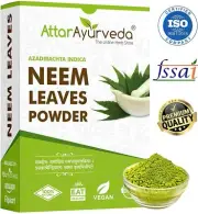Attar Ayurveda Neem Leaves Powder (Azardirachta Indica) - 200 Gm