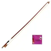 New Merano Student Violin Bow + Extra E String 4/4 3/4 1/2 1/4 1/8 1/10 1/16