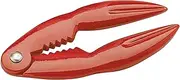 KitchenCraft Crab Claw and Lobster Cracker, Durable Metal Build, Robust and Versatile, 14 x 7cm, Red