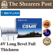 Beiyuan 6V Long Bevel Full Thickness Comb Shearers Sheep Shearing Accessories
