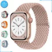 For Apple Watch Nylon Braided Strap Band Stretch Elastic Bracelet Wristband