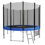 Blizzard 10 Ft Trampoline With Net - Blue