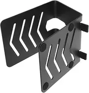 Desktop Speaker Stands Metal Speaker Heightening Rack Audio Cooling Storage Self Audio Stand Support for Bookshelf Computer Gaming Desk Black