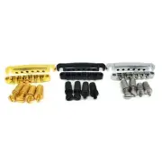 Tune O Matic Bridge Rollers Saddle Tune O-Matic Guitar Bridge with Tailpiece Set