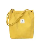 2Pcs Corduroy Handbags, Shopping Shoulder Bags, Fashion Casual Handbags, Shoulder Messenger Bags, Large Capacity Canvas Handbags