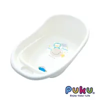 在飛比找momo購物網優惠-【PUKU 藍色企鵝】Smile嬰兒浴盆澡盆27L