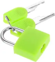 Beavorty Mini Keyed Padlock Fresh for Suitcases Backpacks and Cabinets Versatile Luggage Locks for Securing Valuables and Easy Identification