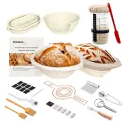 Sourdough Starter Kit, 26PCS Sourdough Bread Baking Supplies, Including a Sou...
