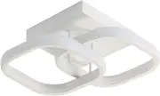Flush Mount Ceiling Light - 9cm Ceiling Light | Acrylic & Stainless Steel Fixture LED Ceiling Lamp | Soft Lighting for Bedroom, Kitchen, Hallway, and Porch