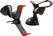 iZKA - Super ClawGrip 110m Ball Joint Rotate in-Car Windscreen Suction Holder Mount Ideal for Sat Nav Tomtom, Garmin, Navman, Navigon, Pronav GPS & More